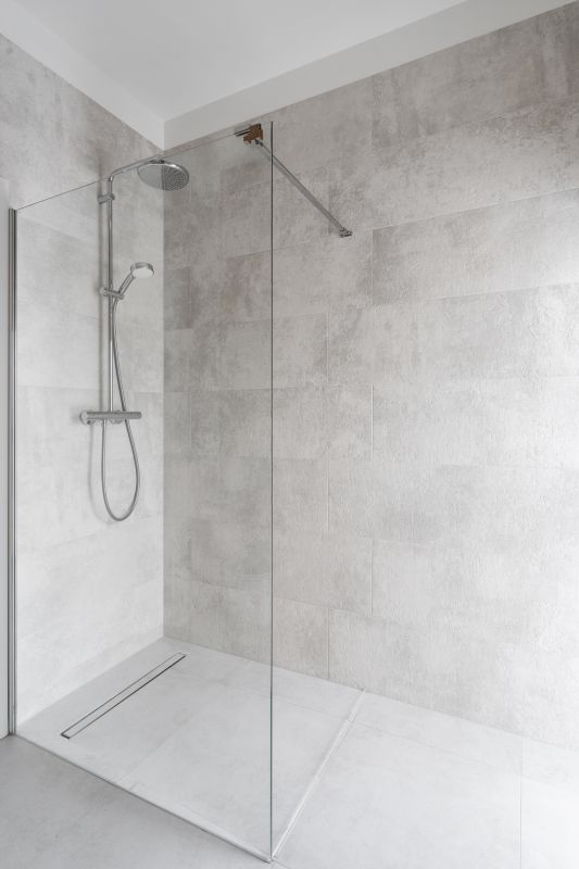 Contemporary Shower Area